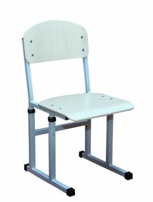 Полозковий учн. стілець 380х410-435х775-855 мм. рост.гр №4-6 , АНШАР ГРУП (190240) - кв. труба, еколог. чисте лак. покриття. рег. глибини сидіння